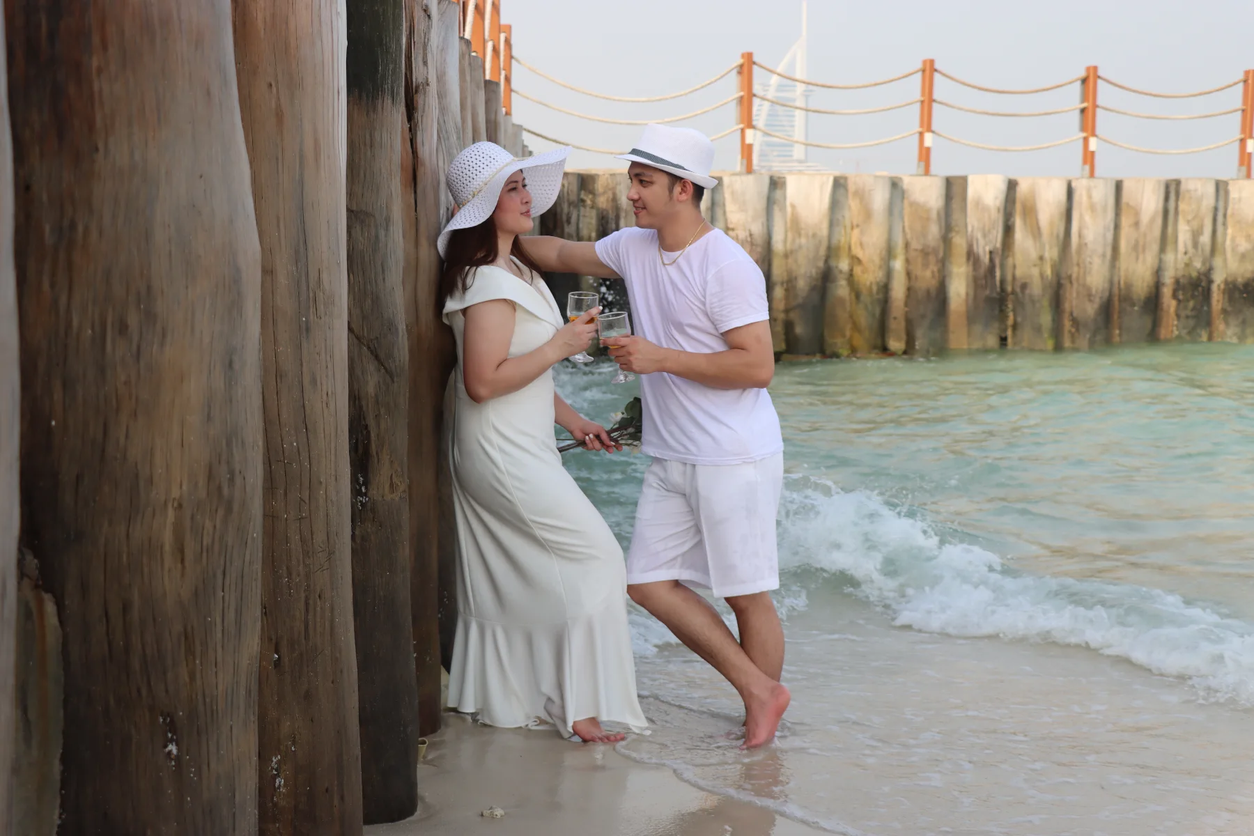 Guests enjoying an Invitation UAE photo booth